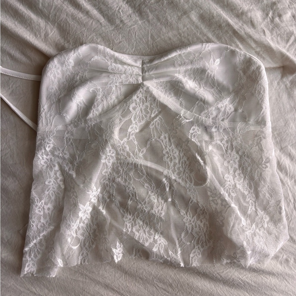 Elegant White Lace Camisole